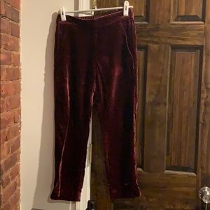 J Crew velvet pants